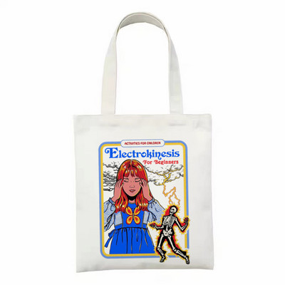 Γυναικεία πάνινη τσάντα αγορών Γυναικεία πάνινη τσάντα Satan Devil Cat Eco Handbag Tote Επαναχρησιμοποιήσιμη Τσάντες αγορών παντοπωλείου Φοιτητική τσάντα βιβλίου