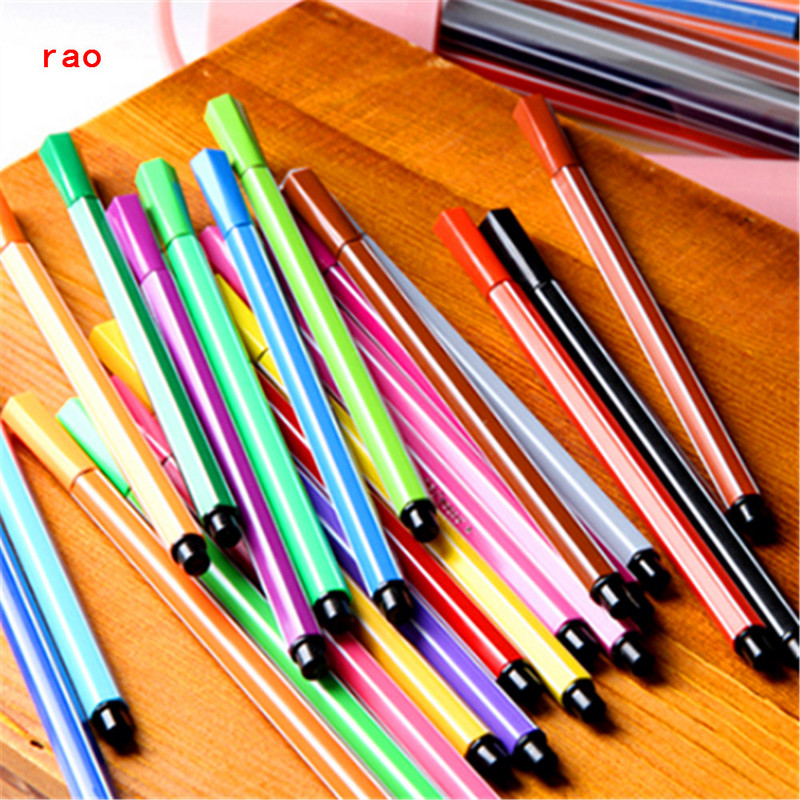 Visokokvalitetna akvarel olovka u boji 12/18/24/36 Crtanje učenika Umjetničke flomasteri za kistove