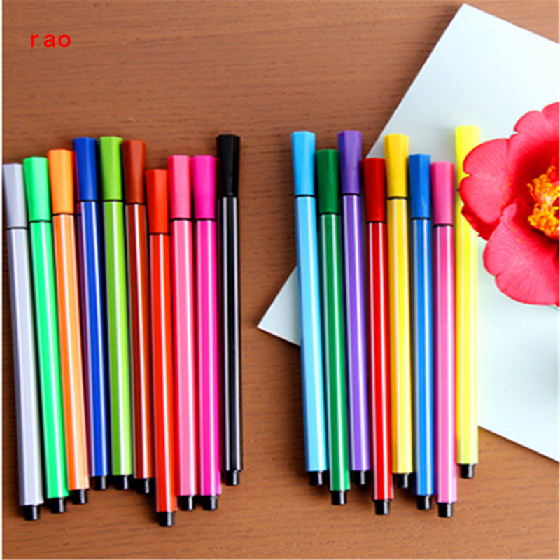 Visokokvalitetna akvarel olovka u boji 12/18/24/36 Crtanje učenika Umjetničke flomasteri za kistove