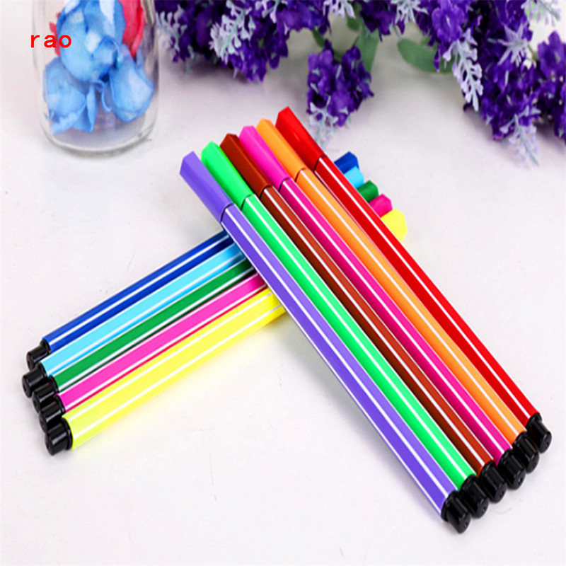 Visokokvalitetna akvarel olovka u boji 12/18/24/36 Crtanje učenika Umjetničke flomasteri za kistove