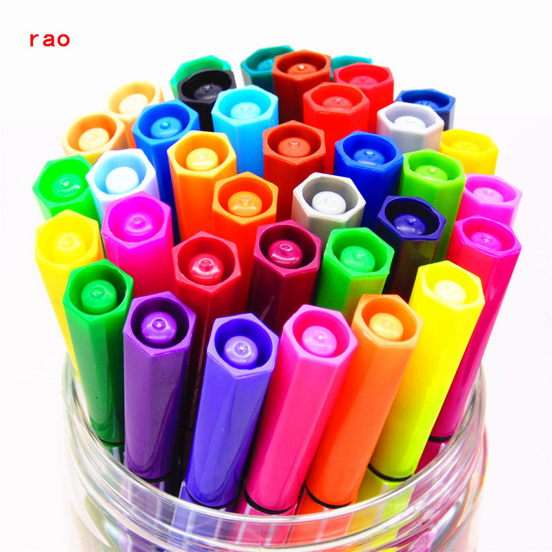 Visokokvalitetna akvarel olovka u boji 12/18/24/36 Crtanje učenika Umjetničke flomasteri za kistove