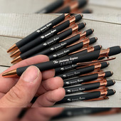 Prilagođene vjenčane kemijske olovke od ružičastog zlata Školski pribor Smiješni uredski pribor Personalizirane poslovne olovke