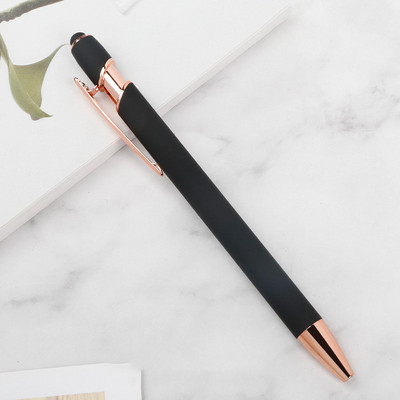 Prilagođene vjenčane kemijske olovke od ružičastog zlata Školski pribor Smiješni uredski pribor Personalizirane poslovne olovke