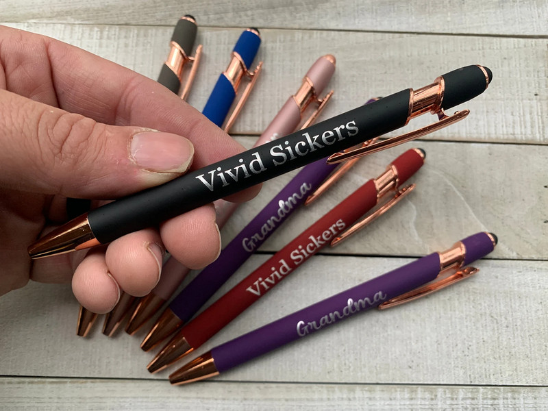 Prilagođene vjenčane kemijske olovke od ružičastog zlata Školski pribor Smiješni uredski pribor Personalizirane poslovne olovke