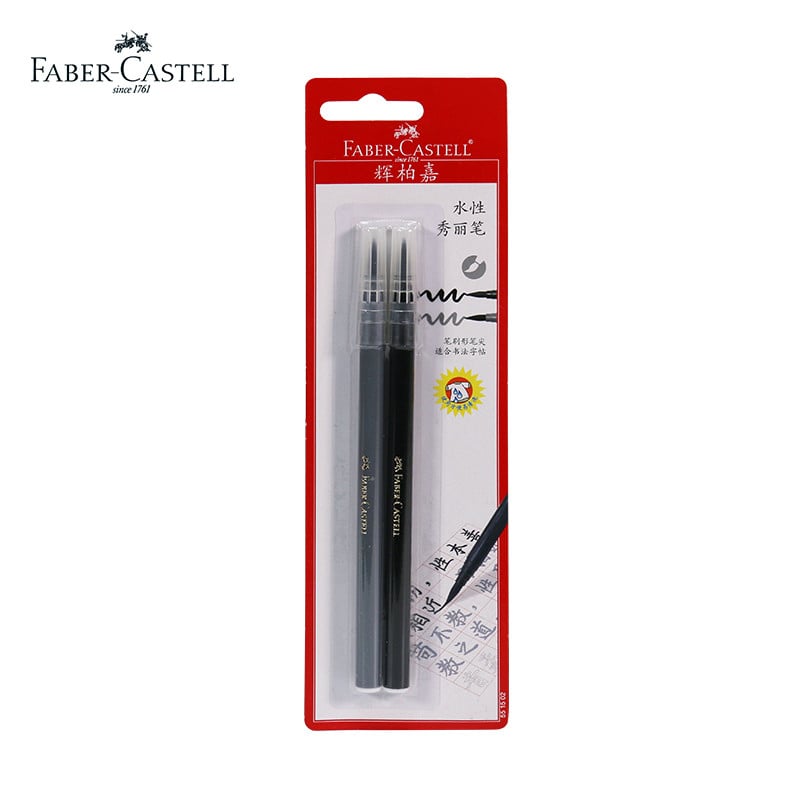 Faber Castell akvarelové kaligrafické fixky s mäkkým hrotom, sada vo vode rozpustných fixiek na kreslenie a písanie