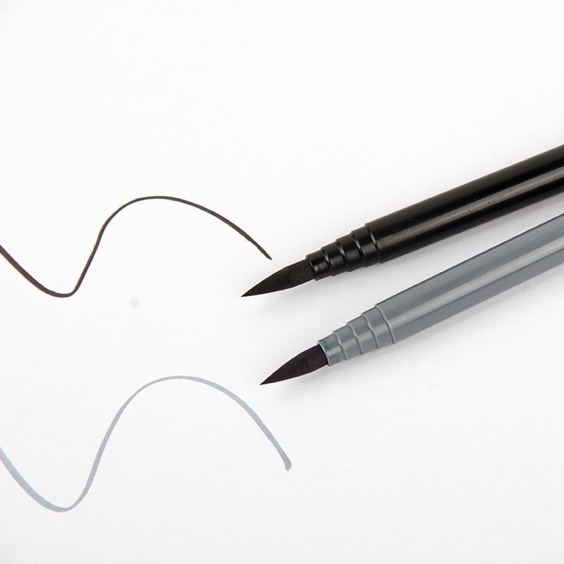 Faber Castell akvarelové kaligrafické fixky s mäkkým hrotom, sada vo vode rozpustných fixiek na kreslenie a písanie
