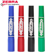 Japan Zebra MO-150-MC Marker pe bază de ulei Hi-Mckee Pixuri Marker cu vârf dublu 1,5-2,0 mm - 6,0 mm