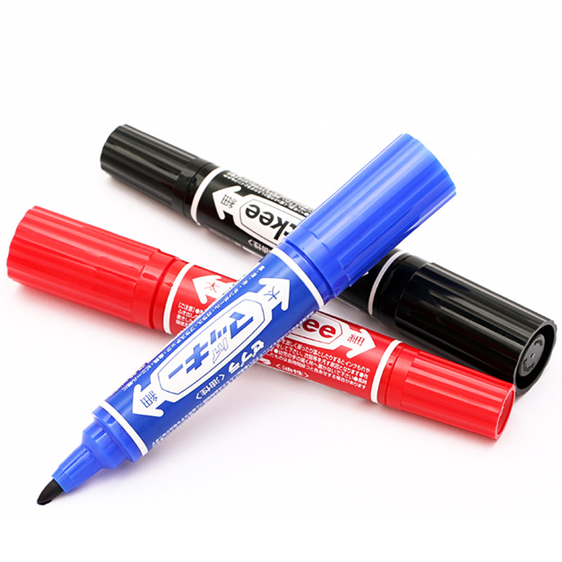 Japan Zebra MO-150-MC Marker pe bază de ulei Hi-Mckee Pixuri Marker cu vârf dublu 1,5-2,0 mm - 6,0 mm