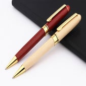 Luksuzna kvaliteta Crvena Drvena dopisnica studenti Poslovni ured Kemijska olovka srednjeg vrha Novo