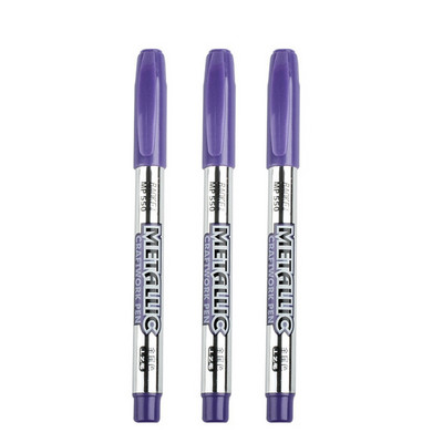 Χρυσά ασημένια στυλό 1,5 mm μαρκαδόροι με βάση το νερό για ζωγραφική βράχου, πέτρα, κεραμικά, μέταλλο, γυαλί, ξύλο, ύφασμα, καμβάς