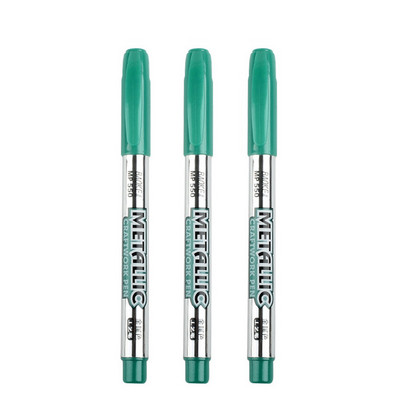 Χρυσά ασημένια στυλό 1,5 mm μαρκαδόροι με βάση το νερό για ζωγραφική βράχου, πέτρα, κεραμικά, μέταλλο, γυαλί, ξύλο, ύφασμα, καμβάς