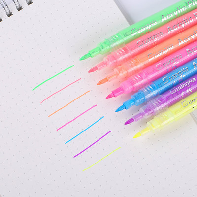Vodootporni fluorescentni akrilni marker Diy marker album slikanje u boji Ručna olovka za račun Set markera na bazi vode