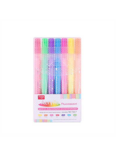 Vodootporni fluorescentni akrilni marker Diy marker album slikanje u boji Ručna olovka za račun Set markera na bazi vode