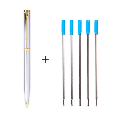 XianQin Custom Logo Prabangus Tušinukas metalinis ritininis rutulinis rašiklis, skirtas rašyti 0,7 mm pildomas dovanų raštinės reikmenys LOGO MOQ 10 vnt.