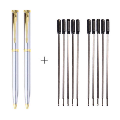 XianQin Custom Logo Prabangus Tušinukas metalinis ritininis rutulinis rašiklis, skirtas rašyti 0,7 mm pildomas dovanų raštinės reikmenys LOGO MOQ 10 vnt.