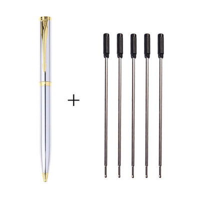 XianQin Custom Logo Prabangus Tušinukas metalinis ritininis rutulinis rašiklis, skirtas rašyti 0,7 mm pildomas dovanų raštinės reikmenys LOGO MOQ 10 vnt.