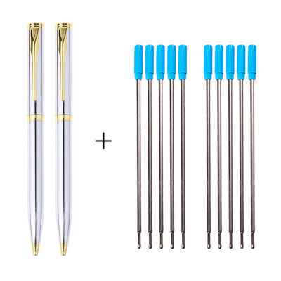 XianQin Custom Logo Prabangus Tušinukas metalinis ritininis rutulinis rašiklis, skirtas rašyti 0,7 mm pildomas dovanų raštinės reikmenys LOGO MOQ 10 vnt.