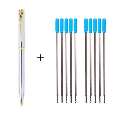 XianQin Custom Logo Prabangus Tušinukas metalinis ritininis rutulinis rašiklis, skirtas rašyti 0,7 mm pildomas dovanų raštinės reikmenys LOGO MOQ 10 vnt.