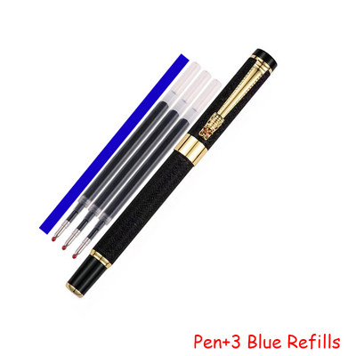 Madingo dizaino viso metalo ritininis tušinukas Biuro verslo vyrams Dragon Crystal parašo rašomasis rašiklis Pirkti 2 Siųsti dovaną