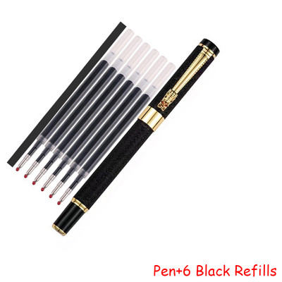 Madingo dizaino viso metalo ritininis tušinukas Biuro verslo vyrams Dragon Crystal parašo rašomasis rašiklis Pirkti 2 Siųsti dovaną