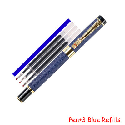 Madingo dizaino viso metalo ritininis tušinukas Biuro verslo vyrams Dragon Crystal parašo rašomasis rašiklis Pirkti 2 Siųsti dovaną