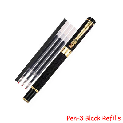 Madingo dizaino viso metalo ritininis tušinukas Biuro verslo vyrams Dragon Crystal parašo rašomasis rašiklis Pirkti 2 Siųsti dovaną