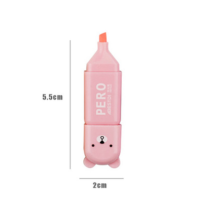 Kawaii mini marķieris 4/5/6 krāsas/komplekts Jauki marķieri pasteļtoņu zīmēšanas pildspalva Skolas un biroja mākslas kancelejas piederumi