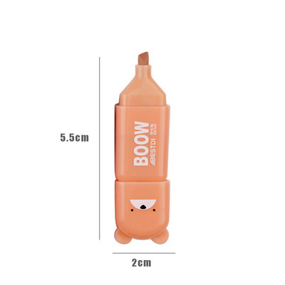 Kawaii mini marķieris 4/5/6 krāsas/komplekts Jauki marķieri pasteļtoņu zīmēšanas pildspalva Skolas un biroja mākslas kancelejas piederumi