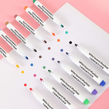 1/4/8/12Pcs Μαγικό στυλό ζωγραφικής Magical Water Magic Water Floating Easable Floating Pen Whiteboard Πολύχρωμοι μαρκαδόροι Doodle Pen
