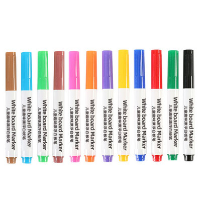 1/4/8/12 gab Burvju ūdens gleznošanas pildspalva Burvju ūdens peldoša dzēšama peldošā pildspalva Baltā tāfele Krāsaini marķieri Rotaļu pildspalva