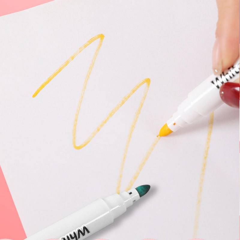 1/4/8/12 gab Burvju ūdens gleznošanas pildspalva Burvju ūdens peldoša dzēšama peldošā pildspalva Baltā tāfele Krāsaini marķieri Rotaļu pildspalva