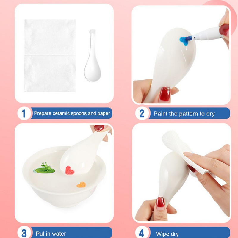 1/4/8/12 gab Burvju ūdens gleznošanas pildspalva Burvju ūdens peldoša dzēšama peldošā pildspalva Baltā tāfele Krāsaini marķieri Rotaļu pildspalva