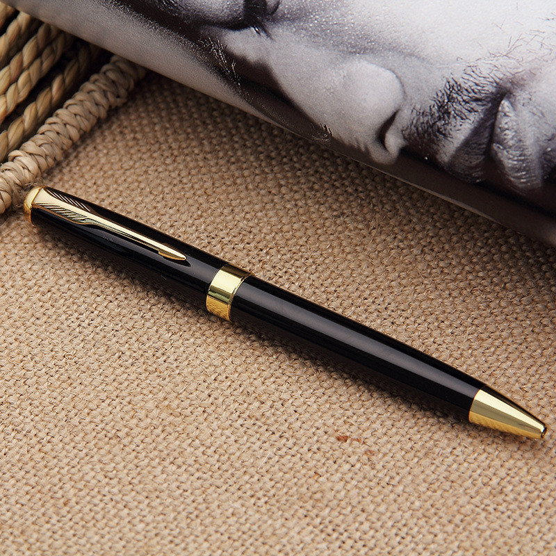 Personalizirana prilagođena olovka s logotipom Metalna kemijska olovka s ugraviranim logotipom Naziv tvrtke Školski uredski pribor Pribor