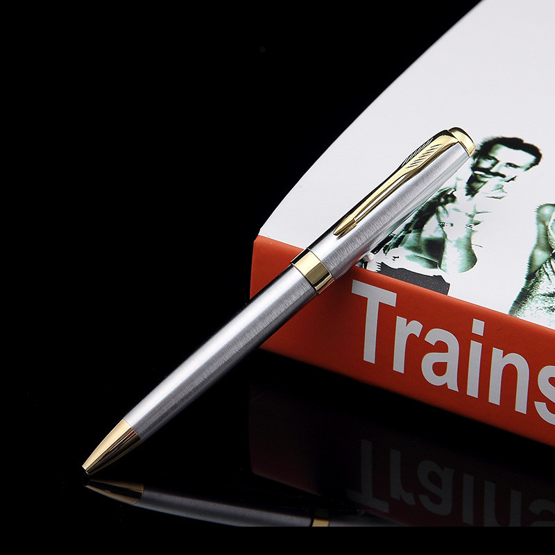 Personalizirana prilagođena olovka s logotipom Metalna kemijska olovka s ugraviranim logotipom Naziv tvrtke Školski uredski pribor Pribor