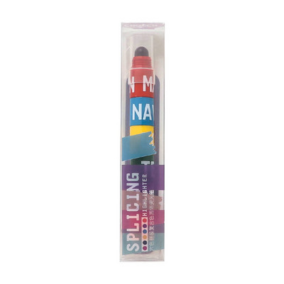 Šivanje Čvrsti Highlighter 6-Color Bullet Retro Color Highlighter Note Pen Fluorescentna Boja Graffiti Pen Studentski pribor
