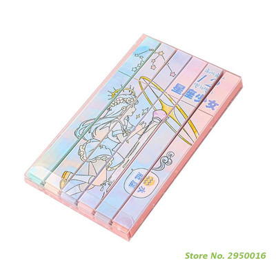 Set markera Constellation od 6 komada, šarene flomastere s vrhom dlijeta, brzo sušenje za djecu, odrasle, bojanje, bilježenje