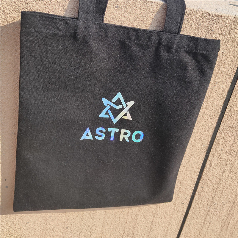 KPOP ASTRO Εκτύπωση λέιζερ Τσάντες καμβά Τσάντες ώμου Shopper Τσάντες ώμου Μεγάλες γυναικείες τσάντες Shopping Tote Casual Bag