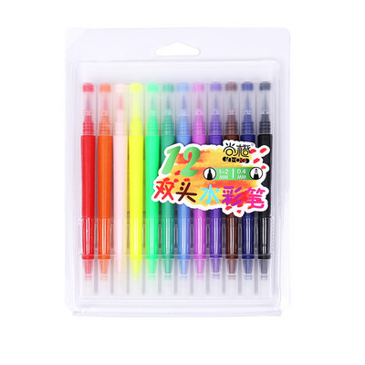 ΝΕΑ Μαρκαδόροι τέχνης Πέννα διπλής μύτης πινέλο Fine Liner και πινέλο στυλό ακουαρέλας για σχέδιο Ζωγραφική Χρωματισμός Manga Calligraphy