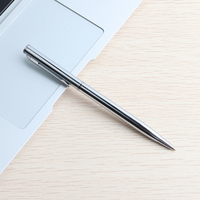 5Pcs/Set Kemijska olovka od ružičastog zlata Rotirajuće metalne kemijske olovke od nehrđajućeg čelika za školske uredske potrepštine Olovke