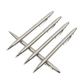 5PCS Metalna kemijska olovka s plavom crnom tintom Luksuzna prilagođena reklamna kemijska olovka za školski poklon set za studente Uredski pribor