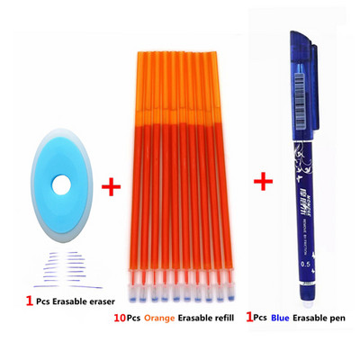 3/6/12kom/Set Izbrisiva olovka Ručka koja se može prati Plava/Crna/Crvena 0,5 mm Štap za punjenje olovaka za uredski pribor Rezerva za studentski ispit