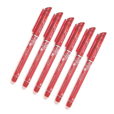 3/6/12kom/Set Izbrisiva olovka Ručka koja se može prati Plava/Crna/Crvena 0,5 mm Štap za punjenje olovaka za uredski pribor Rezerva za studentski ispit