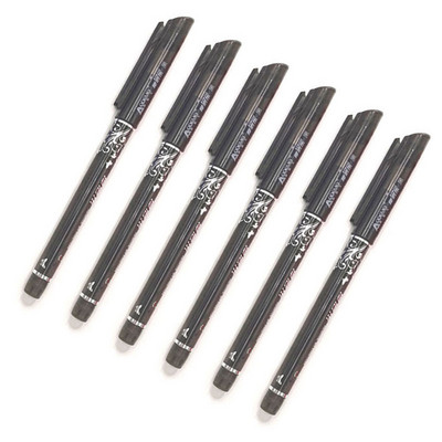 3/6/12kom/Set Izbrisiva olovka Ručka koja se može prati Plava/Crna/Crvena 0,5 mm Štap za punjenje olovaka za uredski pribor Rezerva za studentski ispit