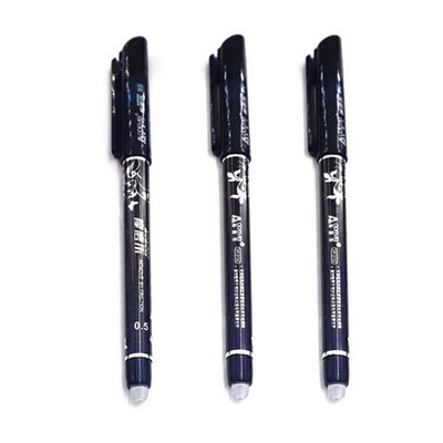 3/6/12kom/Set Izbrisiva olovka Ručka koja se može prati Plava/Crna/Crvena 0,5 mm Štap za punjenje olovaka za uredski pribor Rezerva za studentski ispit