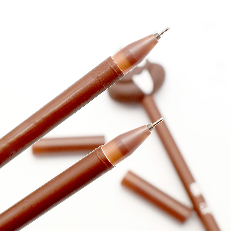 3PCS. Slatke Poo Design Gel olovke Kreativni crtani učenici Stacionarni Smiješne gel tintne olovke Školski uredski materijal Pokloni