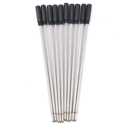 Ograničenje pokazuje 10 komada visokokvalitetnih kemijskih olovki u obliku križa, punjenja za tintu - crno i plavo, korisno