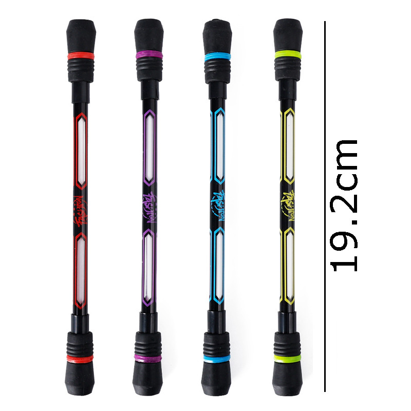 4 bucăți stilou rotativ creativ, manual, antiderapant, jucărie, eliberare presiune, elevi, copii, pix rotativ fix pentru scris, articole de papetărie