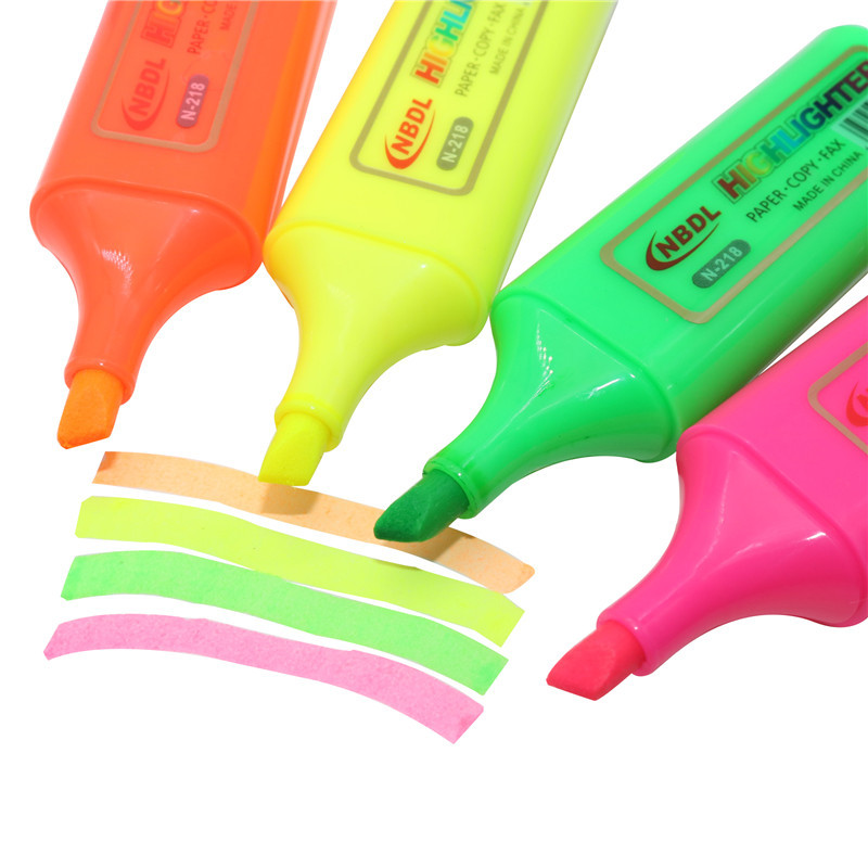 Marker Pen Creativ Morning Cartoon Cute Ninja Rabbit Mini 4 bastoane Pix fluorescent Pix color pentru desen Set de staționar