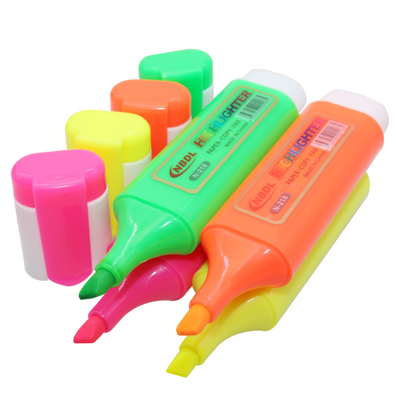 Marker Pen Creativ Morning Cartoon Cute Ninja Rabbit Mini 4 bastoane Pix fluorescent Pix color pentru desen Set de staționar