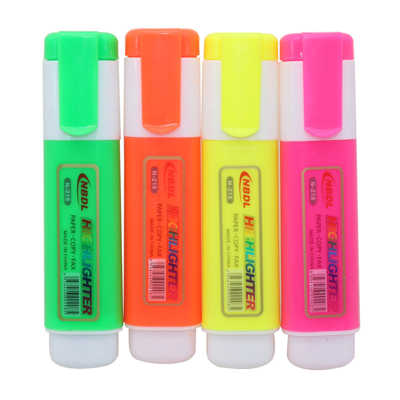 Marker Pen Creativ Morning Cartoon Cute Ninja Rabbit Mini 4 bastoane Pix fluorescent Pix color pentru desen Set de staționar